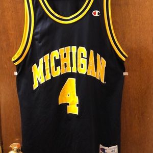 Vintage Michigan Wolverines basketball jersey